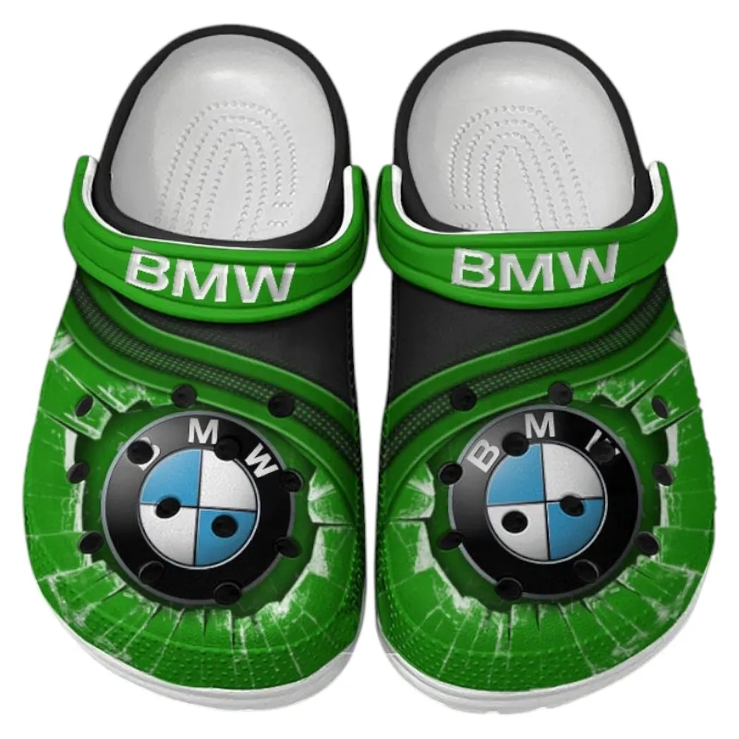 BMW Crocs Clogs Men Women, Gift For BMW Fan CAR188032025145 - Green