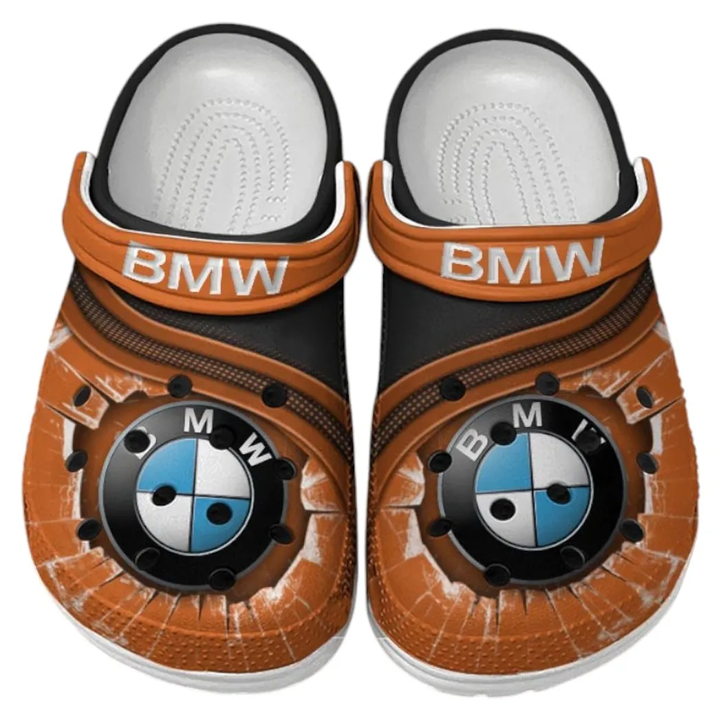 BMW Crocs Clogs Men Women, Gift For BMW Fan CAR188032025145 - Orange