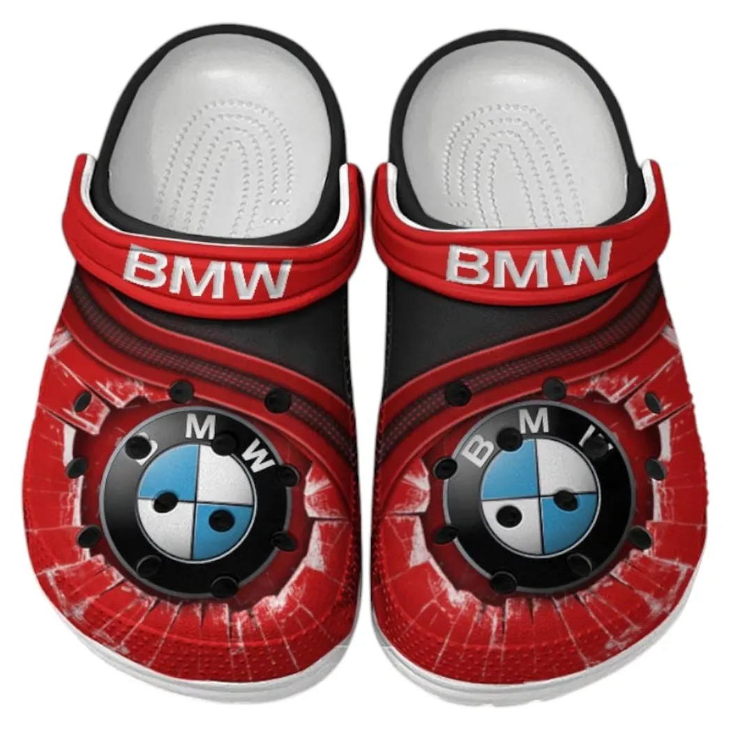 BMW Crocs Clogs Men Women, Gift For BMW Fan CAR188032025145 - Red