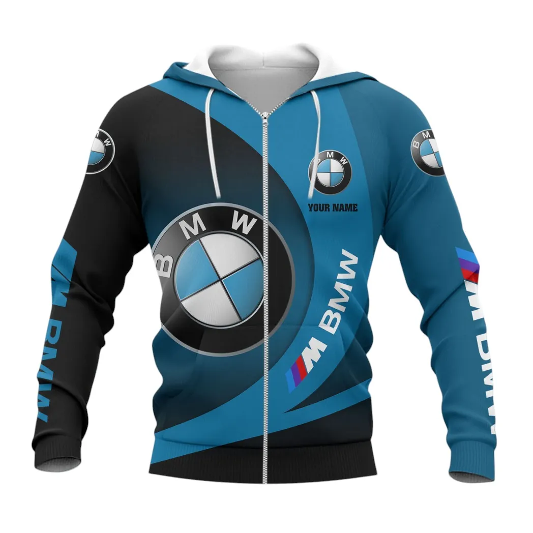 bmw m car zipper hoodie gift for bmw m car lovers gift for him husband boyfriend car7402222507 epcu3