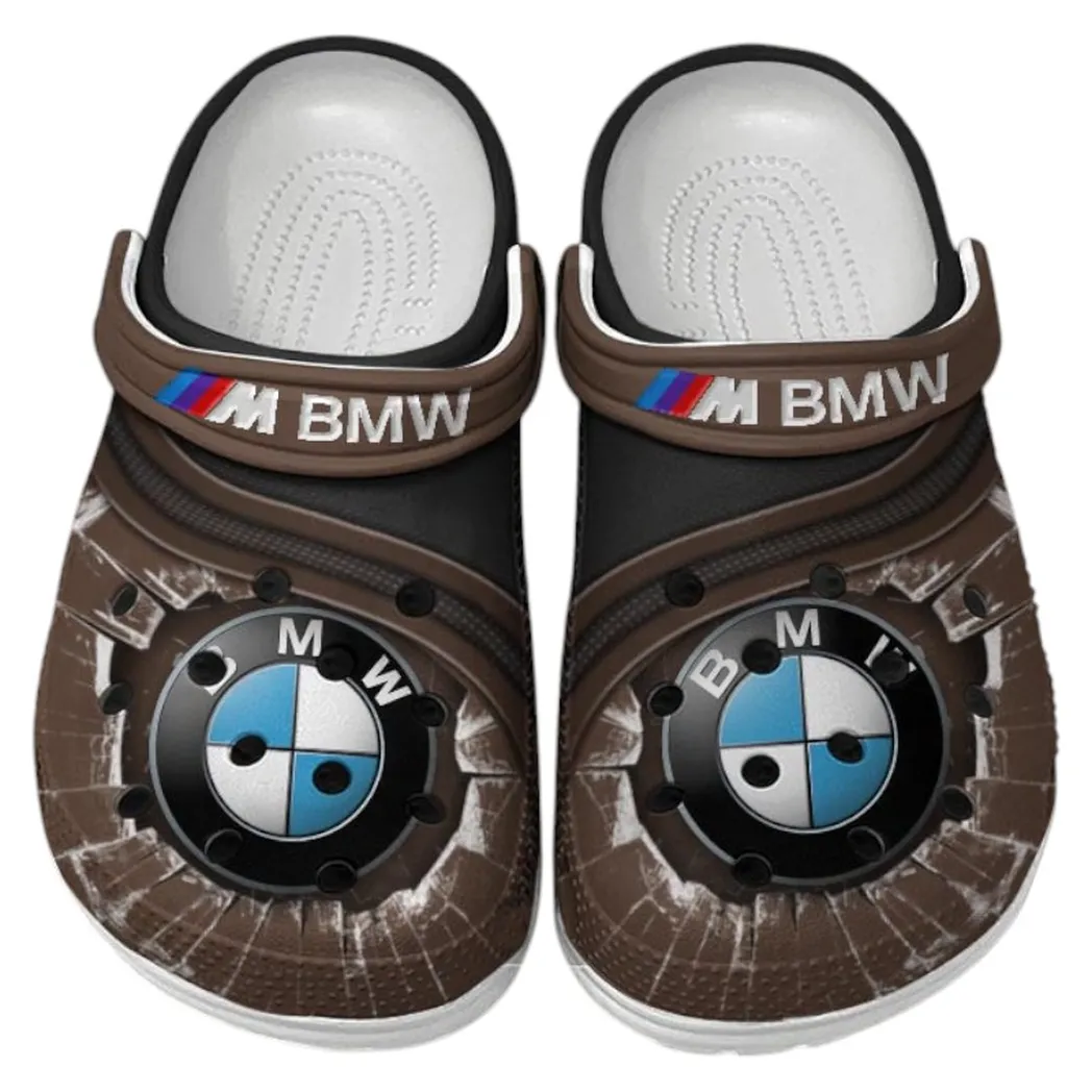 BMW M Crocs Clogs Men Women, Gift For BMW M Fan CAR188032025164 - Brown