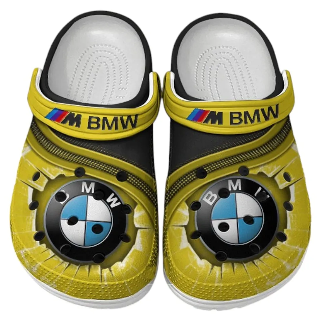 BMW M Crocs Clogs Men Women, Gift For BMW M Fan CAR188032025164 - Yellow