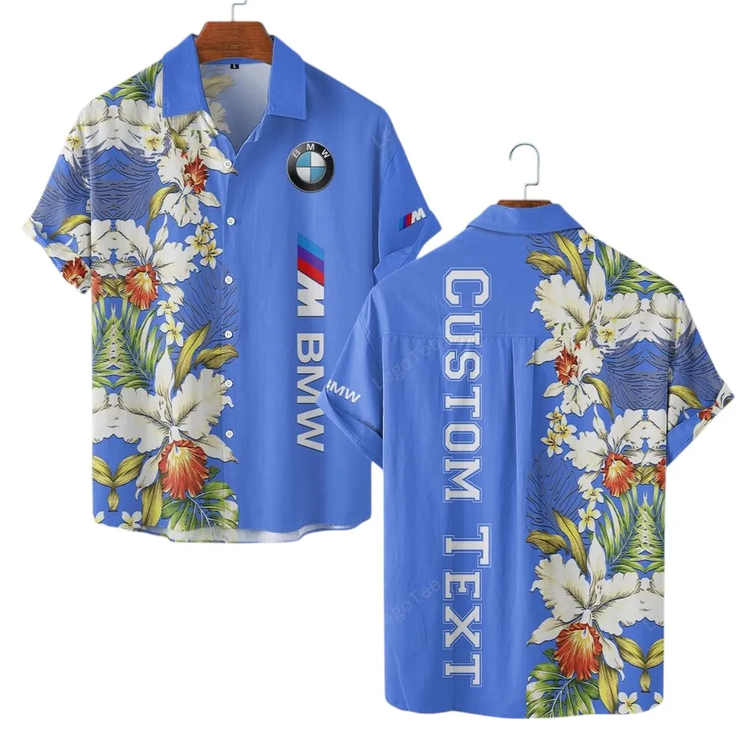 bmw m hawaiian shirt for men gift for bmw m lovers gift for him husband boyfriend car1230304008 blue jjgtk