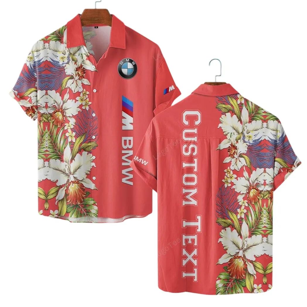 BMW M Hawaiian Shirt For Men, Gift For BMW M Lovers, Gift For Him, Husband, Boyfriend CAR1230304008 - Red