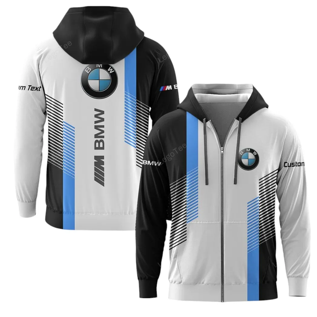 BMW M Zipper Hoodie, Gift For BMW M Lovers, Gift For Him, Husband, Boyfriend CAR10703122508