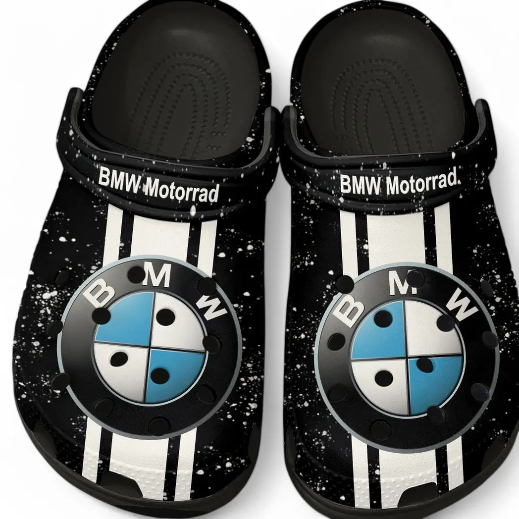 BMW Motorrad Crocs, Gift For BMW Motorrad Lovers, Gift For Him, Husband, Boyfriend CAR62022025053 - Black