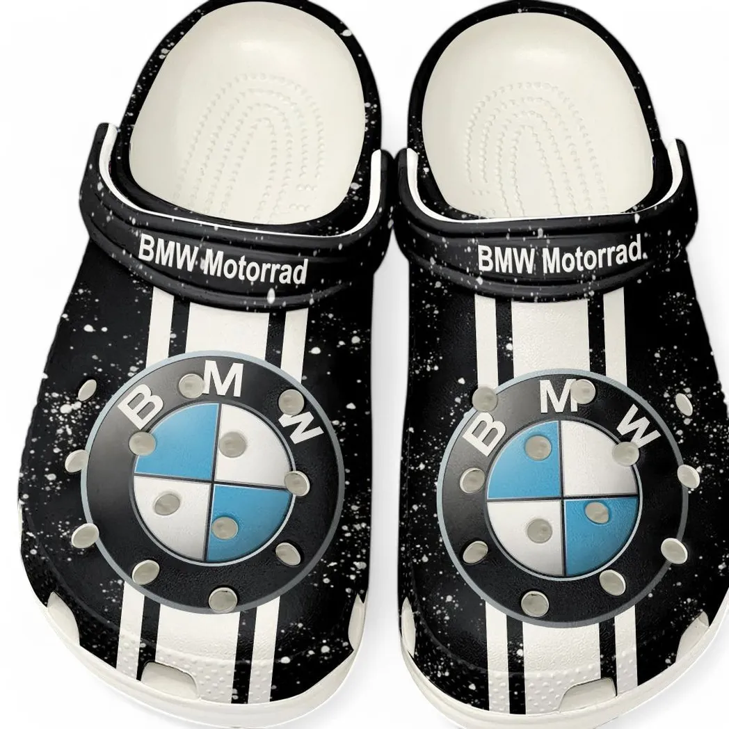 BMW Motorrad Crocs, Gift For BMW Motorrad Lovers, Gift For Him, Husband, Boyfriend CAR62022025053 - White