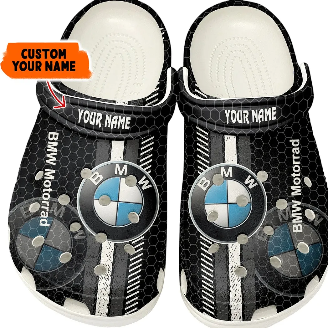 bmw motorrad crocs shoes gift for bmw motorrad lovers birthday gift for husband boyfriend car82022025564 white qwy4m