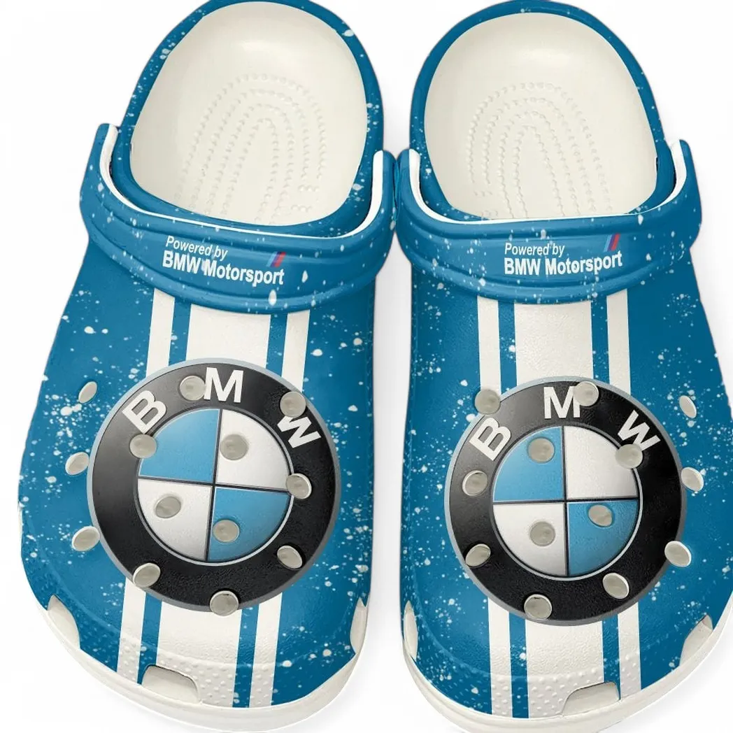 bmw motorsport crocs gift for bmw motorsport lovers gift for him husband boyfriend car62022025007 white cvo18
