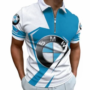 BMW Motorsport Zipper Polo Shirt For Men, Gift For BMW Motorsport Fan CAR68022125908