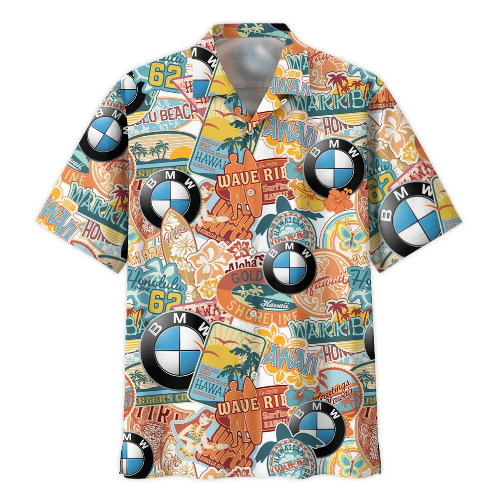 BMW Vintage Hawaiian Shirts For Men, Gift For BMW Fan CAR202031225338