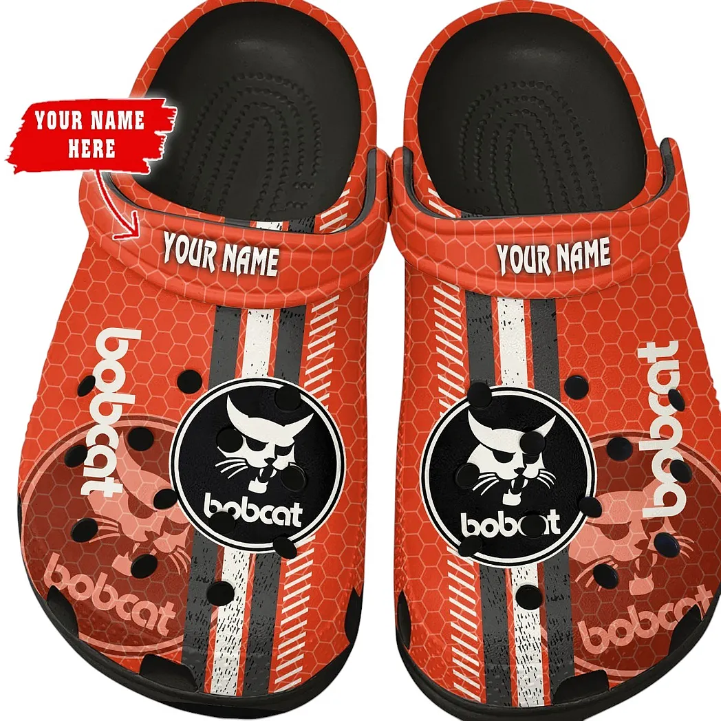 bobcat crocs shoes gift for bobcat lovers birthday gift for husband boyfriend car82022025566 black