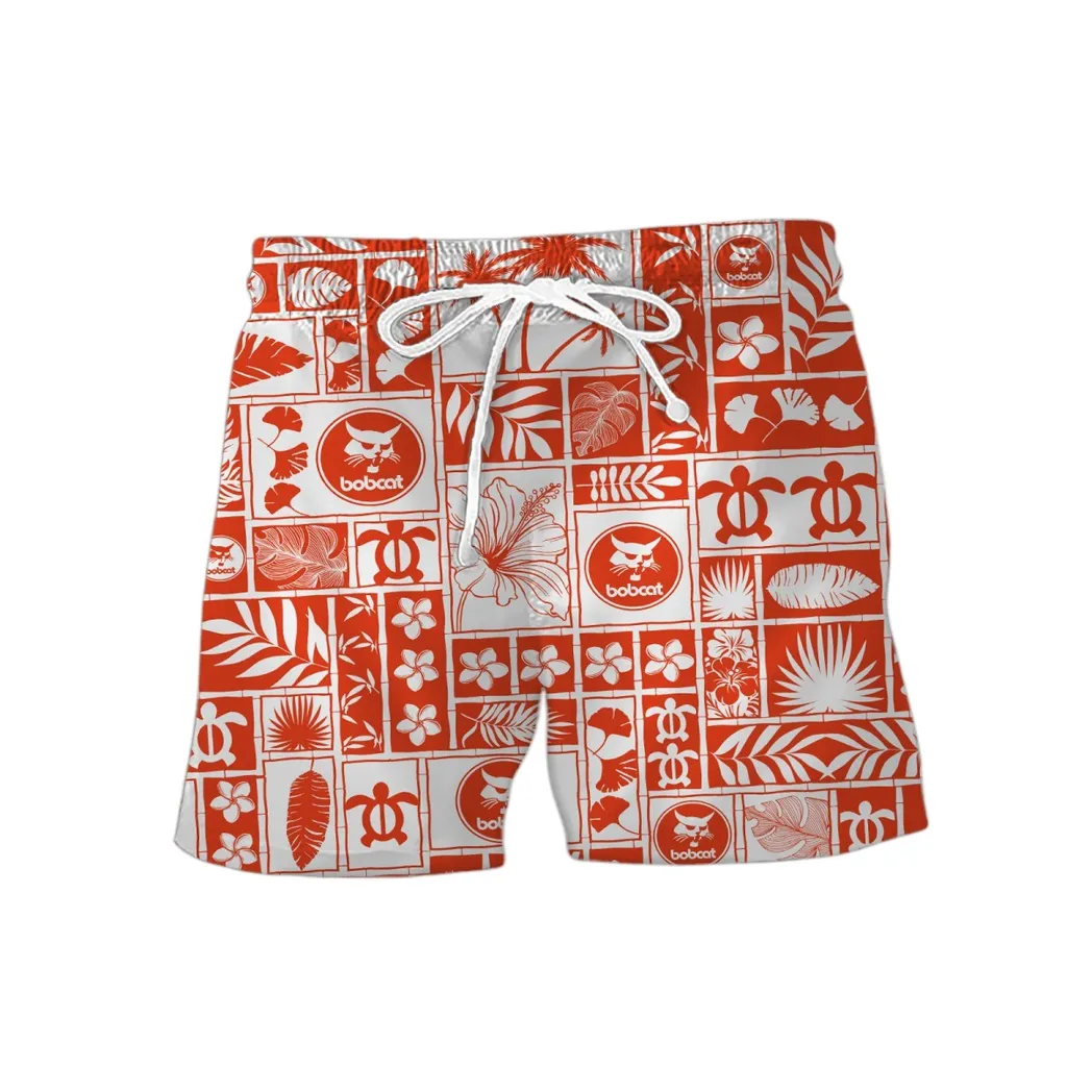 bobcat hawaiian shorts gift for bobcat lovers gift for him husband boyfriend car35021425085 2 shuof