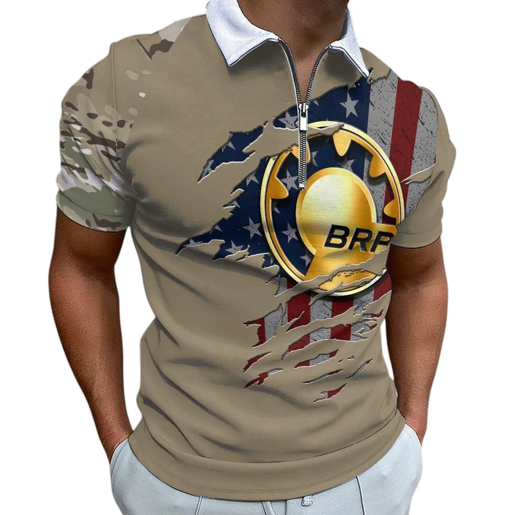 brp can am zipper polo shirt gift for brp can am lovers gift for him husband boyfriend car340213010 1 uprsb