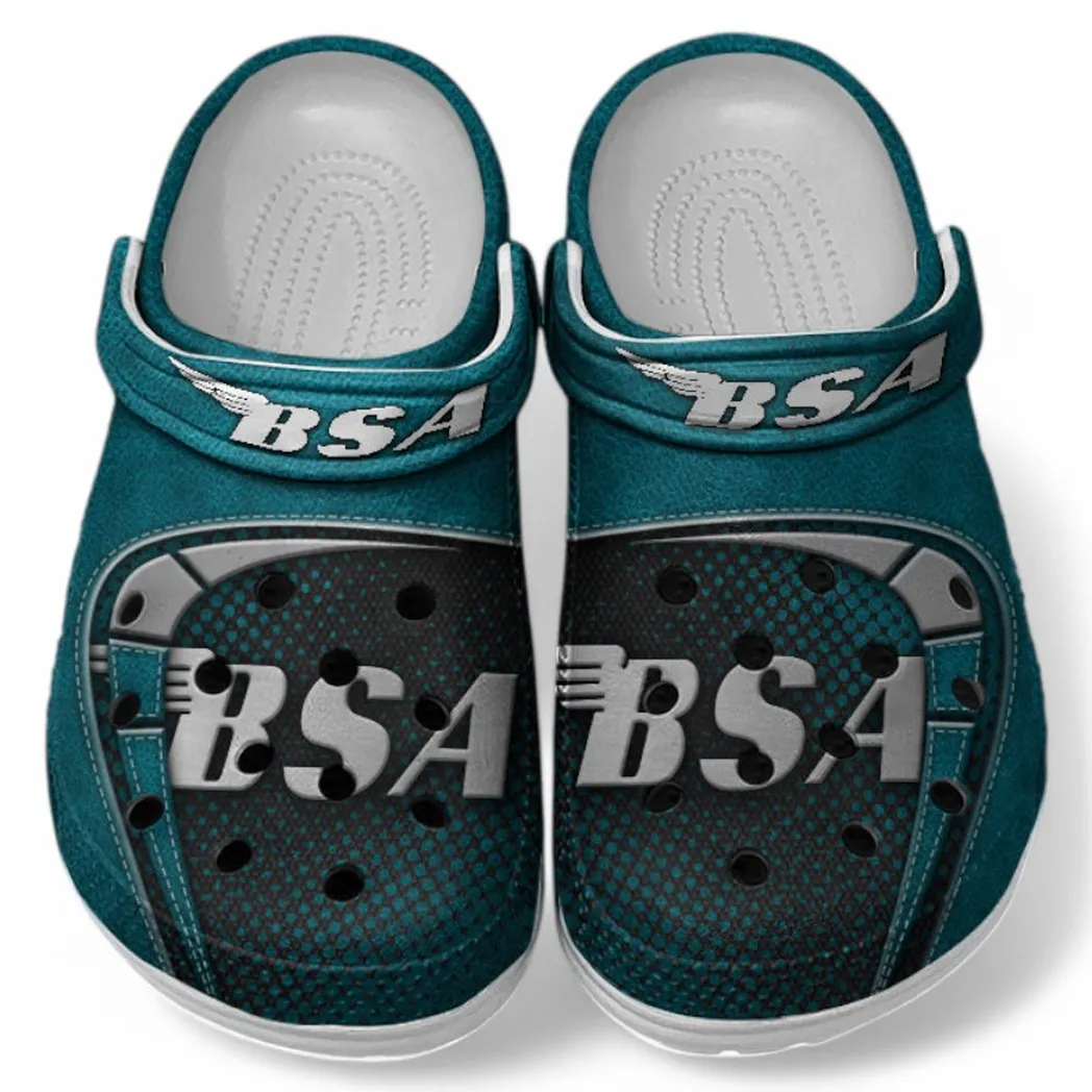 bsa crocs shoes clogs men women gift for bsa fan car183031725130 cyan etocy