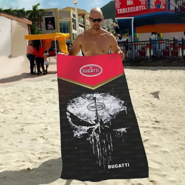 bugatti beach towel gift for bugatti lovers gift for him husband boyfriend car17302252506 qqgia