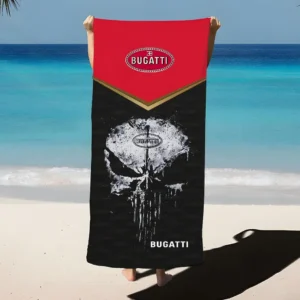 Bugatti Beach Towel, Gift For Bugatti Fan CAR17302252506