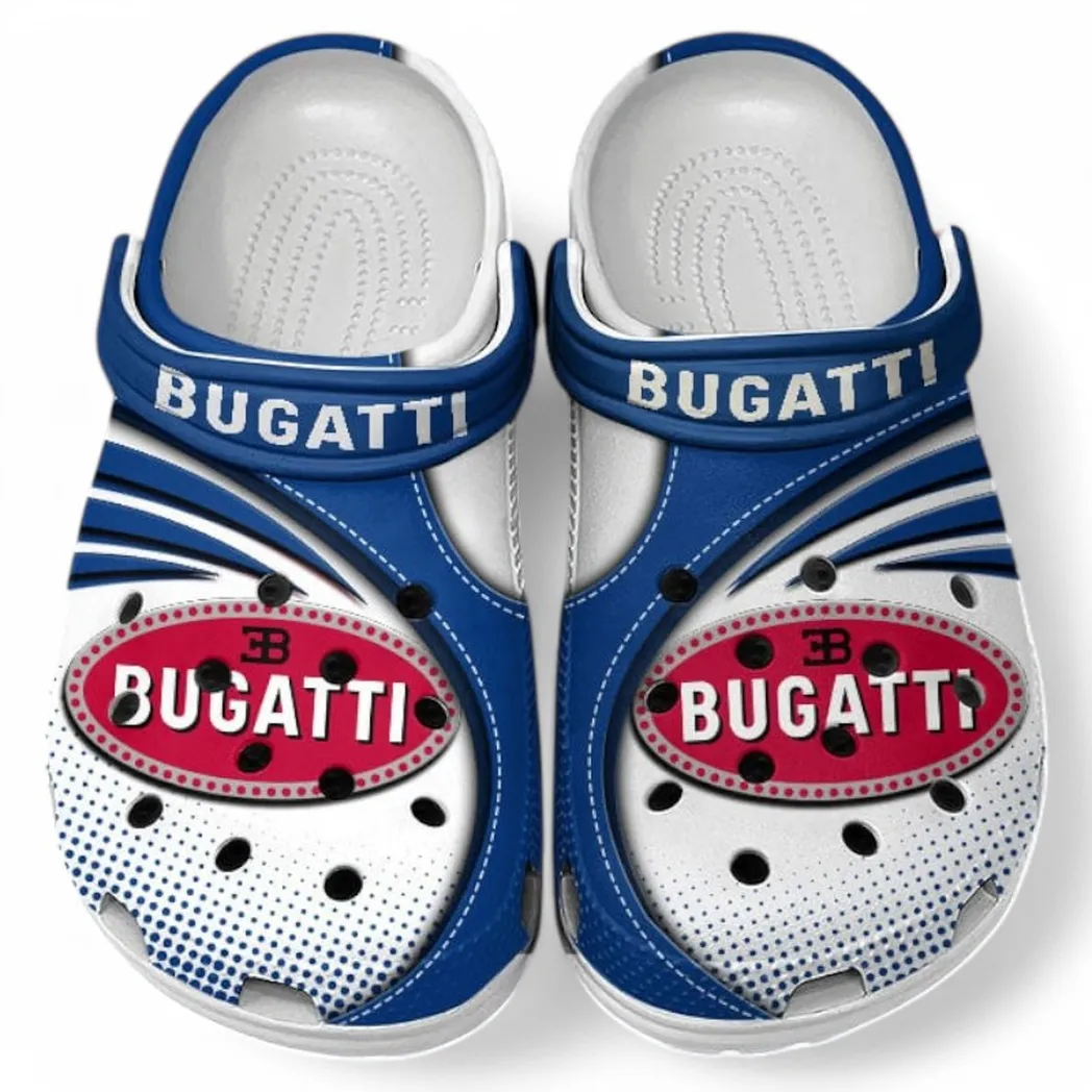 bugatti crocs sandals for men women gift for bugatti fan car181031525741 blue