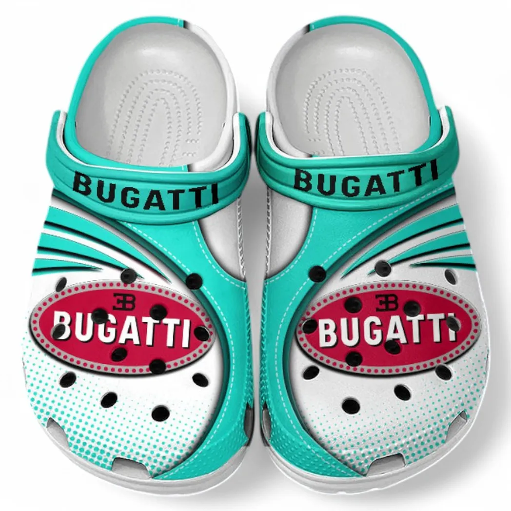 bugatti crocs sandals for men women gift for bugatti fan car181031525741 cyan abo5u