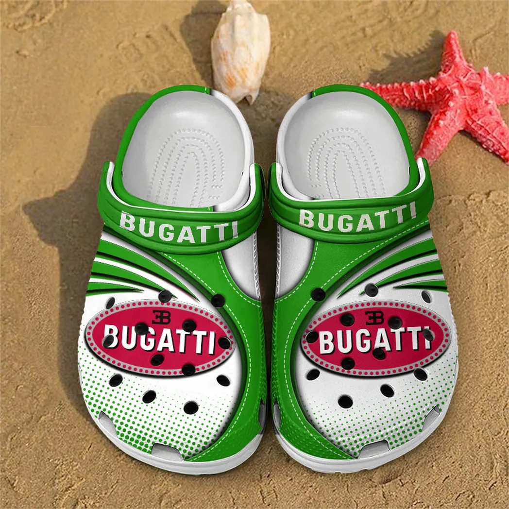 bugatti crocs sandals for men women gift for bugatti fan car181031525741 green cssju