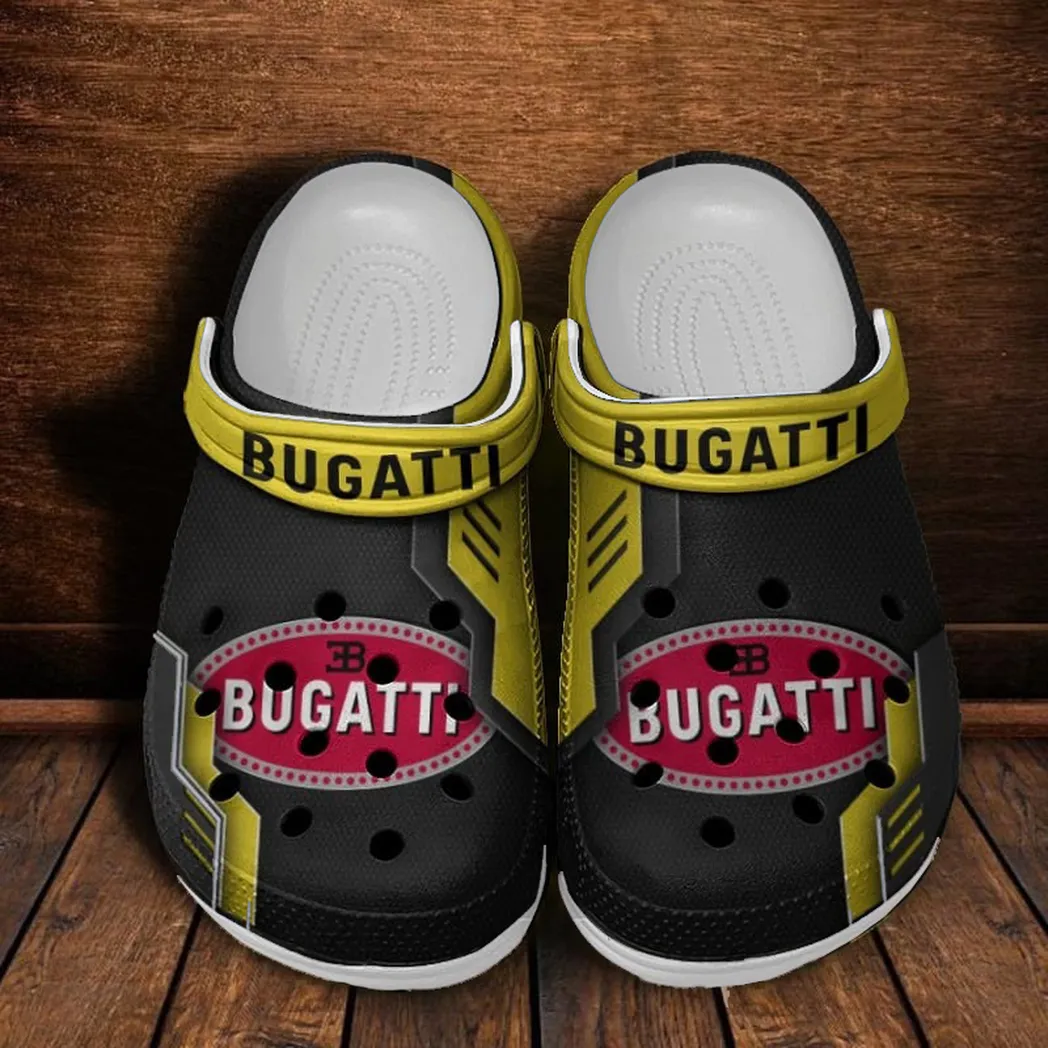 bugatti crocs shoes clogs men women gift for bugatti fan car185031525284 yellow kz7bd