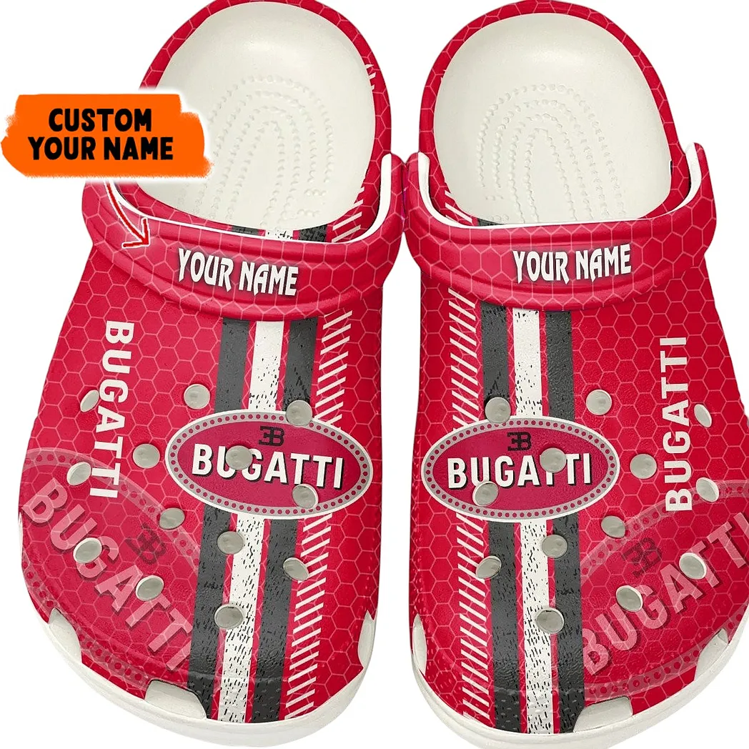 bugatti crocs shoes gift for bugatti lovers birthday gift for husband boyfriend car82022025568 white zu7sv