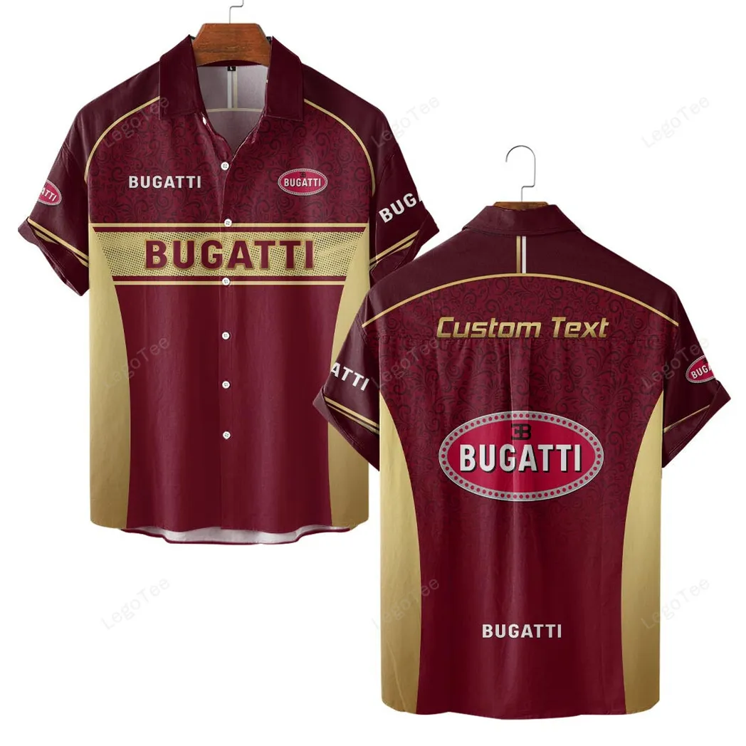 Bugatti Custom Hawaiian Shirts For Men, Gift For Bugatti Lovers, Gift For Him, Husband, Boyfriend CAR137021325903-3