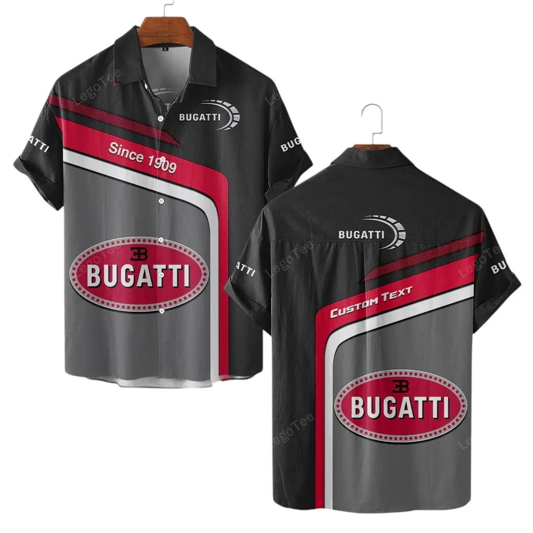 Bugatti Hawaiian Shirt For Men, Gift For Bugatti Lovers, Gift For Him, Husband, Boyfriend CAR11103032508