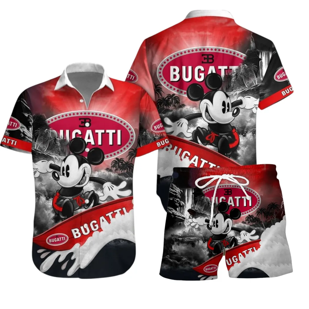 bugatti hawaiian shirt set gift for bugatti lovers gift for him husband boyfriend car53030625011 a2zch
