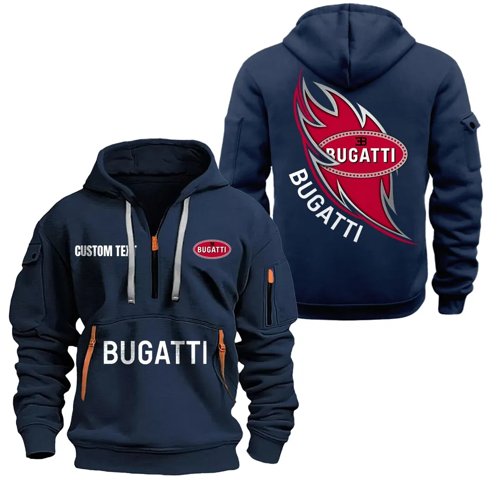 bugatti hoodie half zipper car1701112041 car all over print hoodie half zipper navy 8ymbg