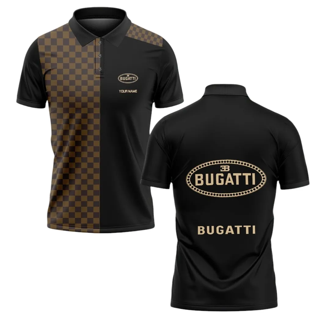bugatti polo shirt lv style gift for bugatti lovers car176022525903