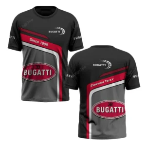 Bugatti T-Shirt, All Over Print Shirt For Bugatti Fan CAR11103032508