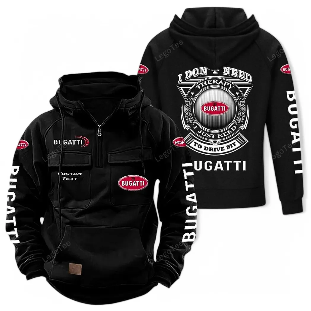 bugatti tactical quarter zip hoodie car106021525047 gifts for men him husband boyfriend black qlb8n
