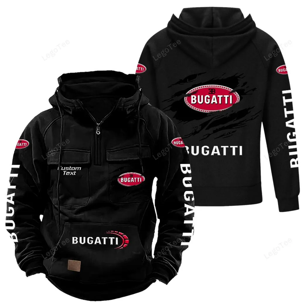 bugatti tactical quarter zip hoodie gift for bugatti lovers gift for him husband boyfriend black car122021425060 2