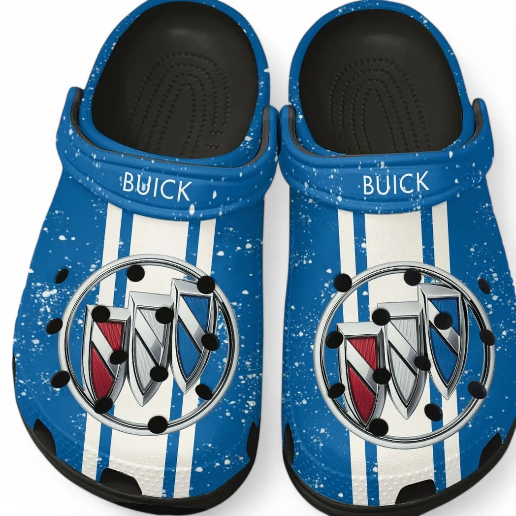 Buick Crocs, Gift For Buick Lovers, Gift For Him, Husband, Boyfriend CAR62022025006 - Black