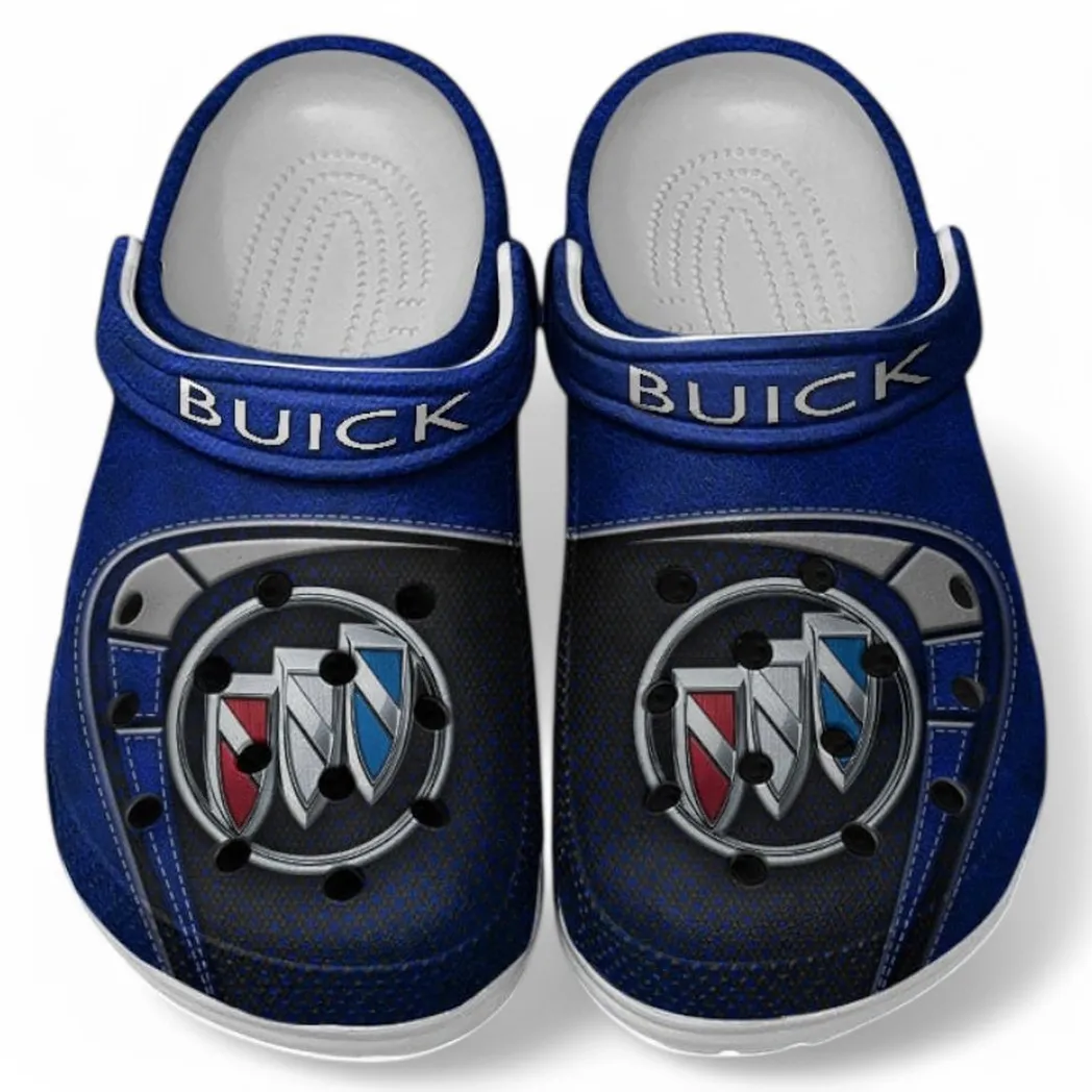 Buick Crocs Sandals For Men Women, Gift For Buick Fan CAR177031425616 - Blue