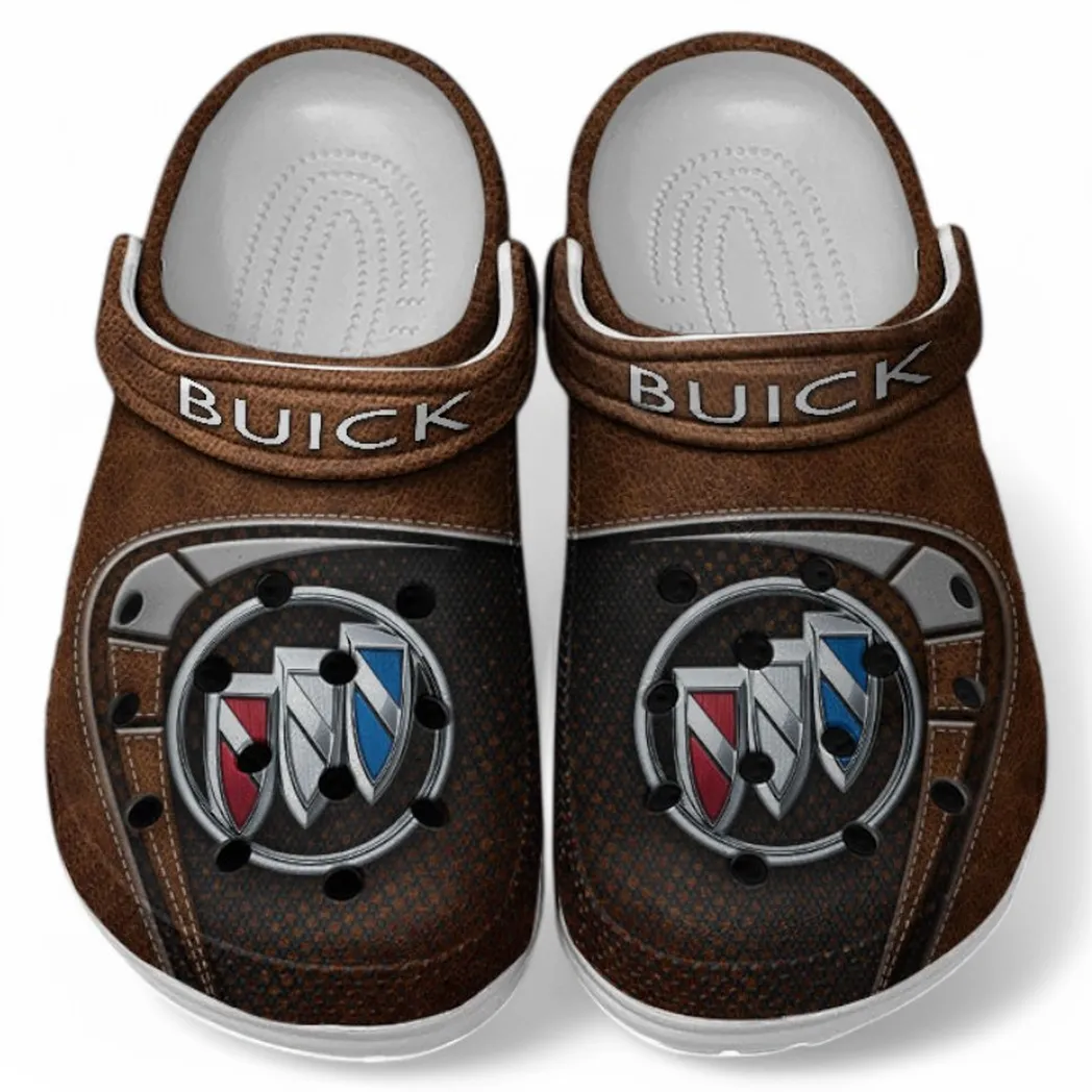 Buick Crocs Sandals For Men Women, Gift For Buick Fan CAR177031425616 - Brown