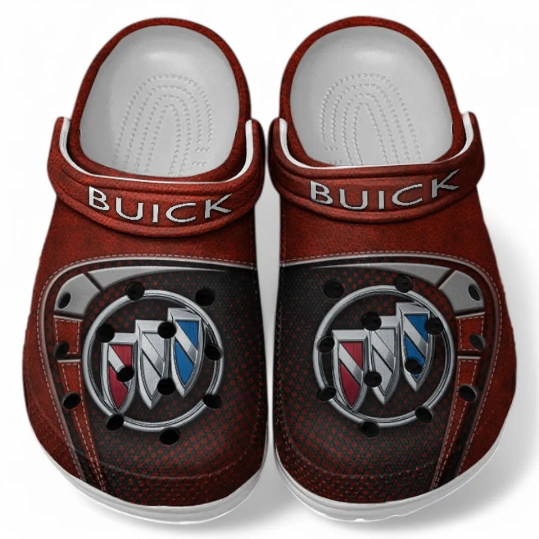 Buick Crocs Sandals For Men Women, Gift For Buick Fan CAR177031425616 - Red