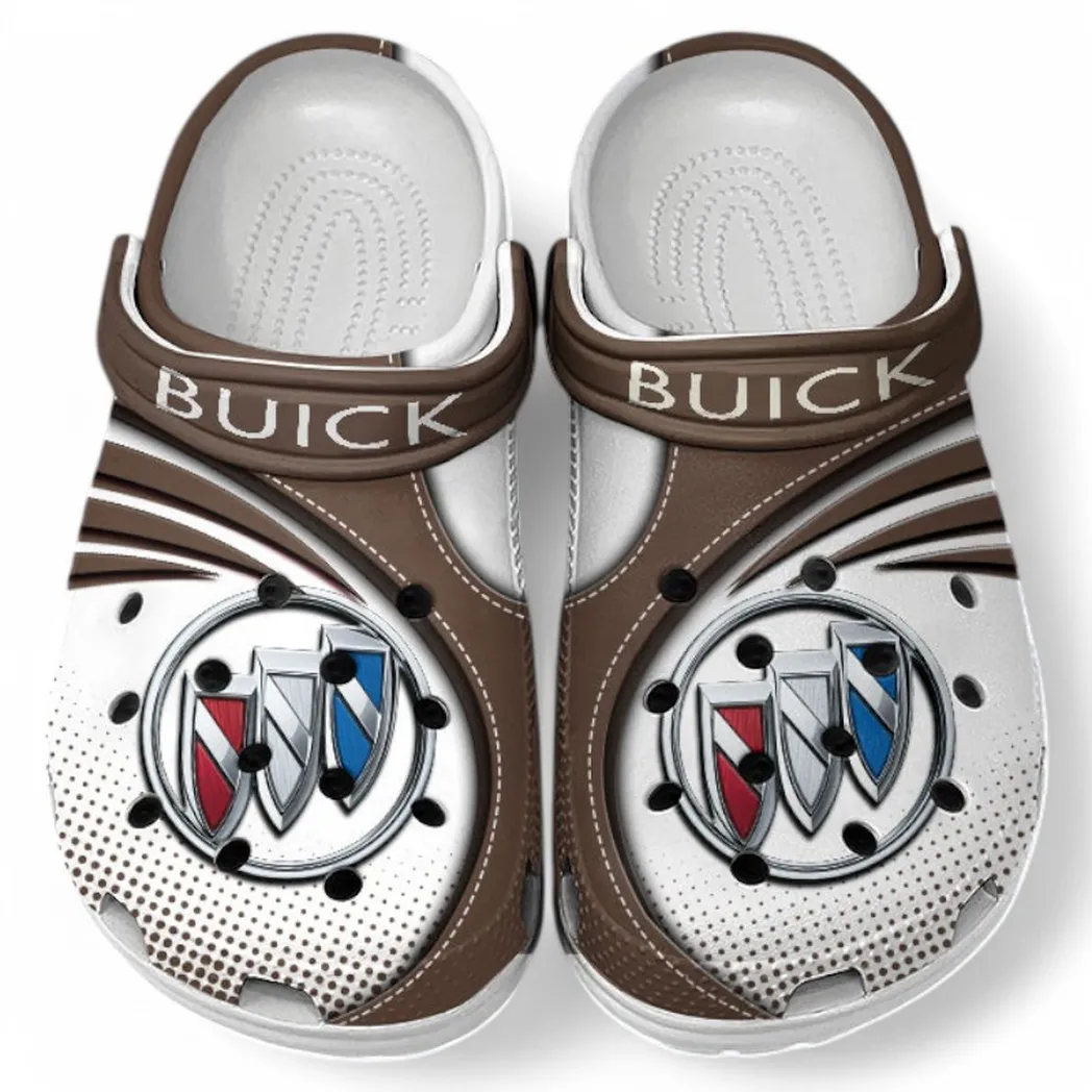 Buick Crocs Sandals For Men Women, Gift For Buick Fan CAR181031525710 - Brown