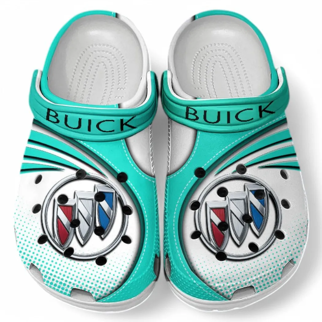 Buick Crocs Sandals For Men Women, Gift For Buick Fan CAR181031525710 - Cyan