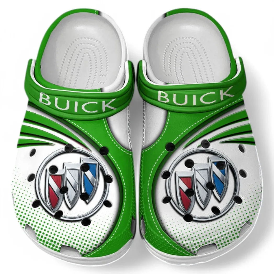 Buick Crocs Sandals For Men Women, Gift For Buick Fan CAR181031525710 - Green