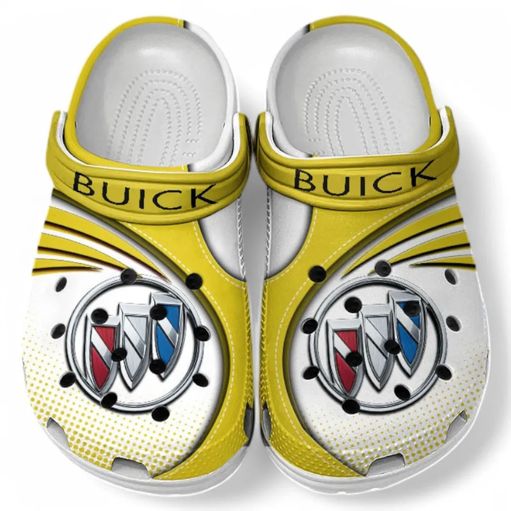 Buick Crocs Sandals For Men Women, Gift For Buick Fan CAR181031525710 - Yellow