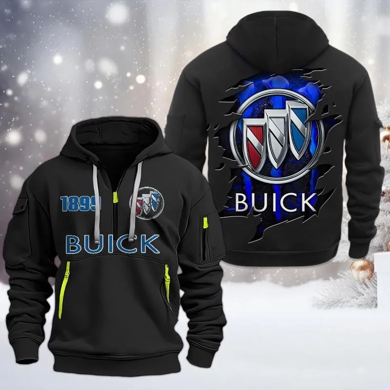 buick half zip hoodie all over print half zip hoodies for men car198032753 black ubhpf