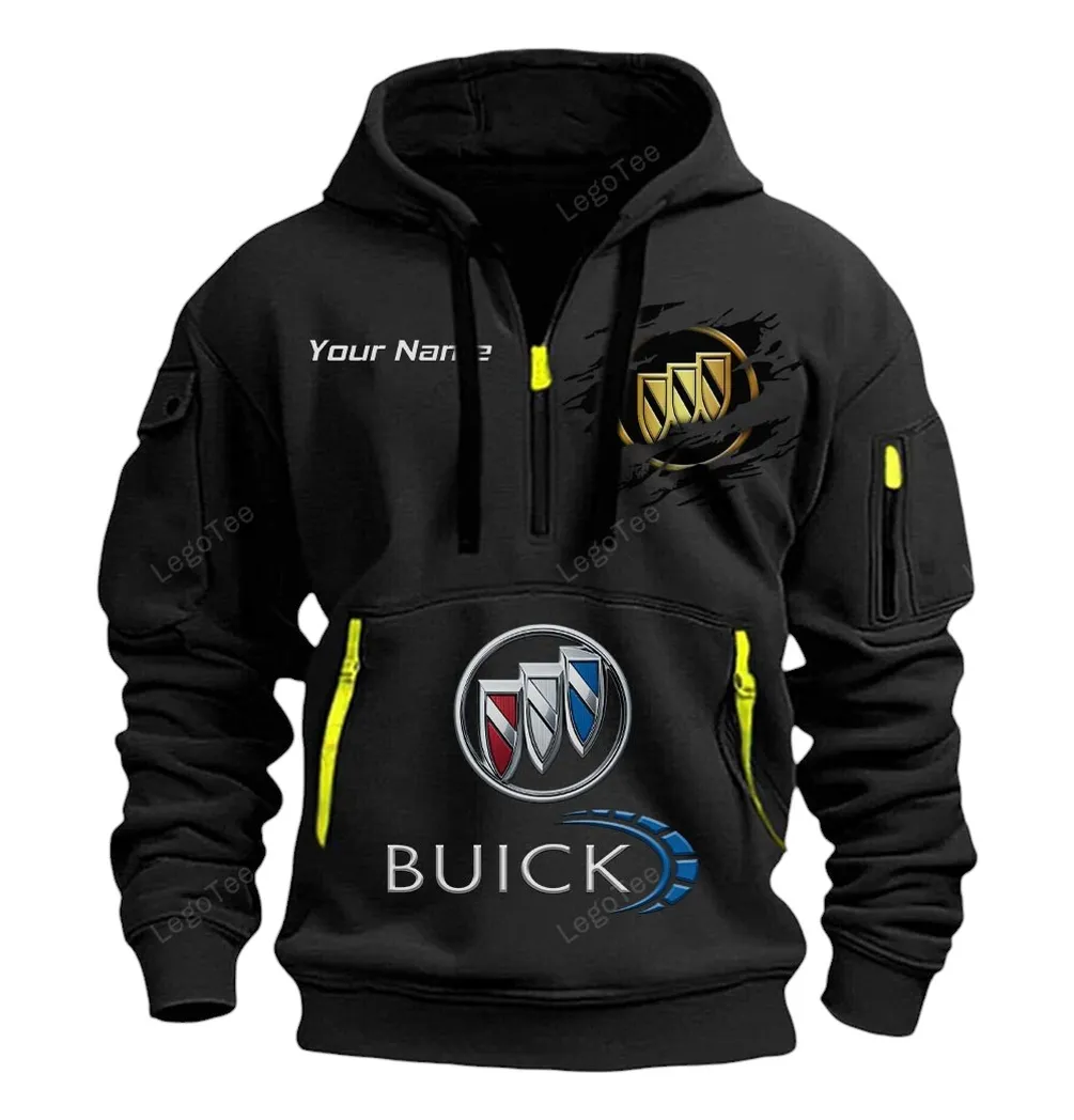 buick half zip hoodie car113021425826 best gift for him husband boyfriend black djszh