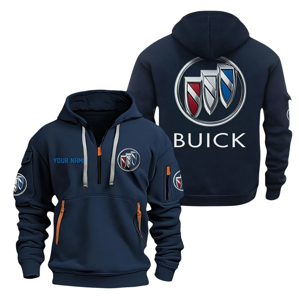 buick half zip hoodie for men gift for buick lovers car20022125741 navy d5d9g