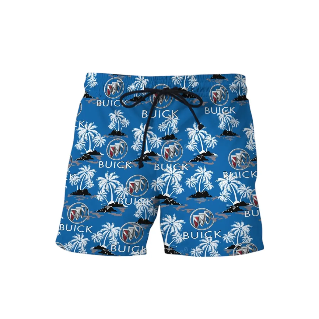 buick hawaiian shirt set for men gift for buick lovers gift for him husband boyfriend car144021125484 1 uvyzr