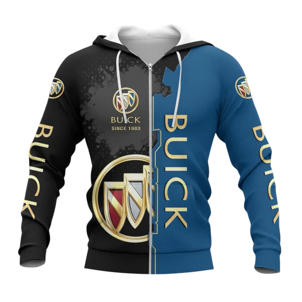 Buick Zipper Hoodie, Gift For Buick Lovers, Gift For Him, Husband, Boyfriend CAR44021725008-3