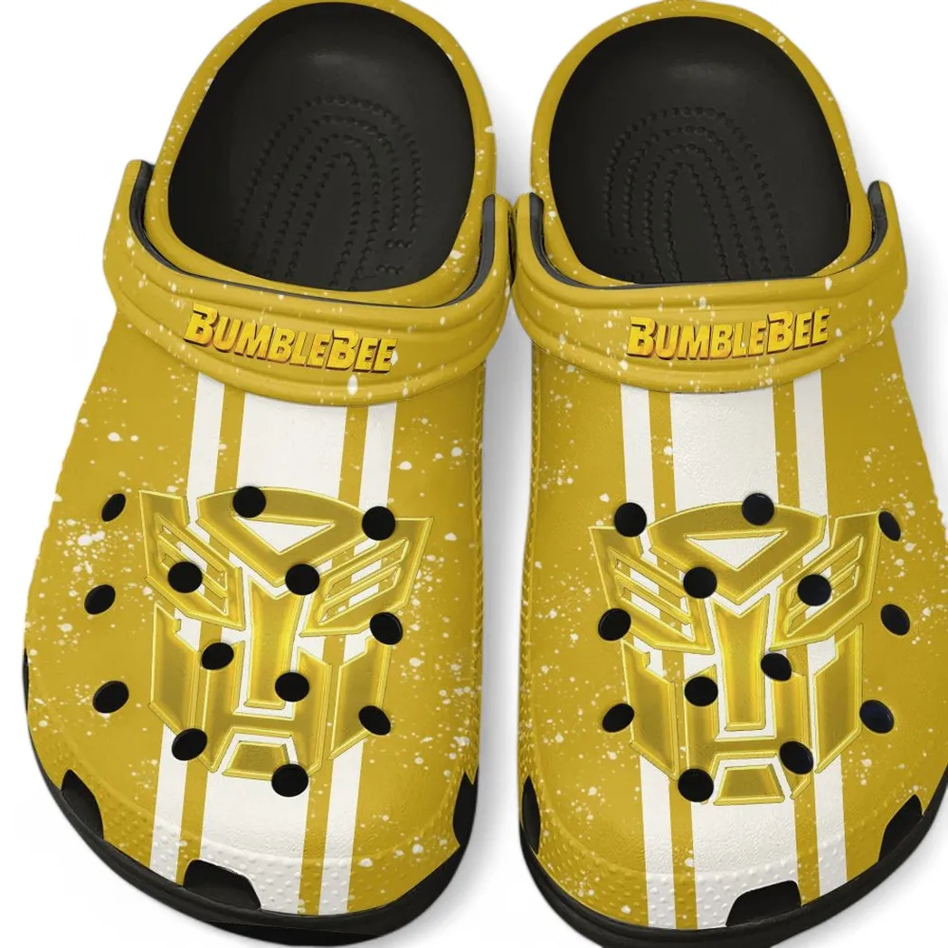 bumblebee crocs gift for bumblebee lovers gift for him husband boyfriend car62022025010 black