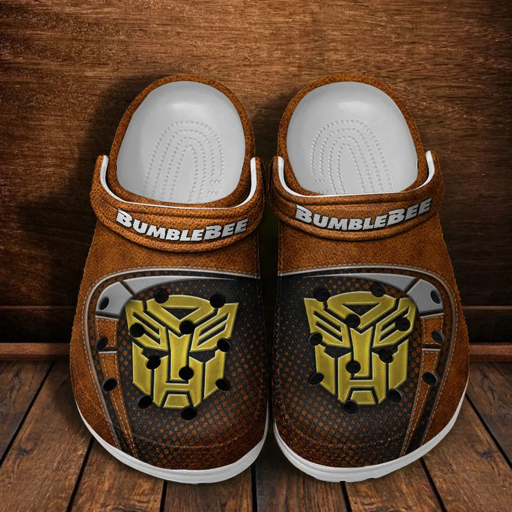 bumblebee crocs sandals for men women gift for bumblebee fan car177031425609 orange gghp4