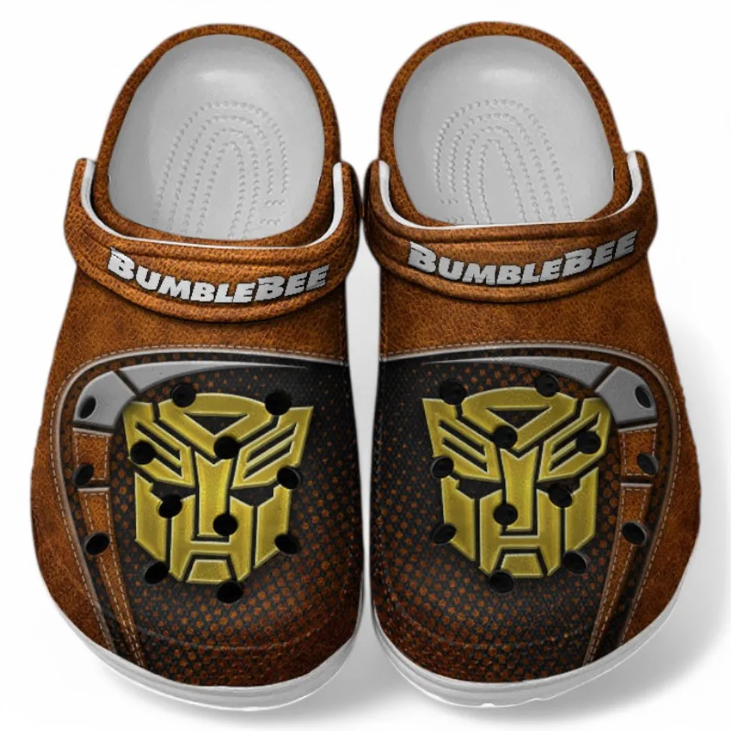 Bumblebee Crocs Sandals For Men Women, Gift For Bumblebee Fan CAR177031425609 - Orange